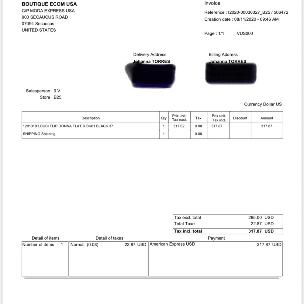 Christian Louboutin Black Loubi Flip Donna Flats - Picture 3 of 4